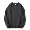 Sudadera al por mayor transfronteriza, Sudaderas lisas de cuello redondo, Sudaderas con capucha de color liso para uniformes de clase, Ropa de trabajo, Tallas europeas y americanas