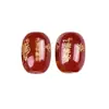 Ágata Preta Natural, Vermelha e Amarela Too S-Like J Contas Redondas Calcedônia Contas Cilindricas Grandes e Pequenas Contas Soltas Acessórios Pulseira DIY Atacado
