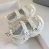 Sandálias Turbante para Meninas 2026 Novo Estilo de Verão Sapatos de Princesa para Meninas Crianças Pequenas e Grandes Sandálias Esportivas Vazadas Antiderrapantes para Meninas