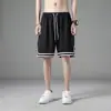Shorts de Basquete Masculinos Esportivos Largos Verão Moderno Marca Meninos Secagem Rápida Estudante Masculino Gelo Corrida Esportes Calças Cinco Pontos