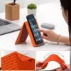 Soporte de teléfono flexible de silicona deformable para transmisión en vivo, disipación de calor, soporte perezoso libremente plegable y flexible, venta al por mayor