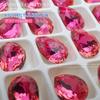 Brillante Rojo Rosa Arte de Uñas Diamante Rojo de Internet K9 Cristal Diamante Puntiagudo Rojo Ciruela Rojo Vino Amor Gordo Cuadrado Azúcar Roca Joyería para Arte de Uñas