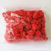 Vendas Diretas de Fábrica 7cm Flor de Espuma Rosa Artificial Cabeça de Flor Rosa Cordão de Luzes Cabeça de Flor Rosa Perfurada Caixa de Doces de Casamento Celebração de Casamento