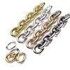 Plástico Acrílico Galvanoplastia UV 18*23 Dourado Fivela de Encaixe em Forma de U Seção de Corrente Ornamento Acessórios Corrente para Bolsa de Celular DIY