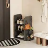 Puerta de Entrada Bolsa para Zapatos Estante de Almacenamiento Tablero Perforado Zapatero Multifuncional Apilable Pasillo Zapatero de Gran Capacidad