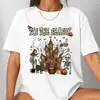 Camisa Retro Europea Transfronteriza de Halloween, este es el disfraz retro de temporada espeluznante de la temporada de Halloween