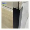 Foshan Cross-Border Engineering Tiras de Borda de Metal Personalizadas Acabamento para Azulejo Alumínio à Prova d'Água e de Ferrugem Tiras de Borda