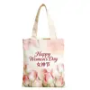Bolsas de Lona Personalizadas para el Día de la Mujer, Logo Personalizado para el Día de la Diosa, Regalos de Recuerdo, Regalos para Eventos, Bolsas Tote, Bolsas de Lona Personalizadas