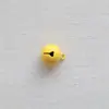 Campana Pequeña Redonda Pintada de 14 mm DIY Accesorios Creativos para Mascotas Color Caramelo Rodillo Metálico de Una Palabra Pintura en Spray Campana de Navidad