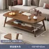 Mesa de centro pequeña para salas de estar pequeñas, uso doméstico, mesa de sofá simple, mesa de dormitorio simple, adecuada para apartamentos de alquiler, mesa pequeña, mesa auxiliar de lujo ligero