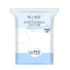 Algodón húmedo abierto, aplicación facial, sábana de algodón cosmético estirable especial, papel de mascarilla Tencel ultrafino, toallita húmeda hidratante abierta