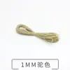 AliExpress Linha encerada de três fios 1mm Taiwan cor branca linha encerada ecológica 30 cores 10 metros por rolo