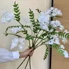 Cachos Realistas de Flores Artificiais de Espinheiro-Alvar com um Toque de Luxo de Alta Qualidade para Cenários de Pousada ao Ar Livre e Decoração de Sala de Estar