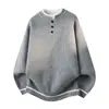 Suéter para Hombre Transfronterizo 2026 Invierno Nuevo Estilo Coreano Moda Tejidos de Punto Capa Base Hombre Tejidos de Punto de Bloques de Color de Moda