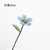 Zibo Vidrio Flores Artificiales Hechas a Mano Decoración de Escritorio para el Hogar Jarrón Arreglo Floral Cristal Flor Eterna Adorno Regalo