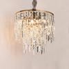 Candelabro de sala de estar posmoderno simple atmosférico luz de lujo italiana lámparas de cristal redondas para comedor dormitorio principal fábrica de Zhongshan
