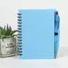 Cuaderno de Espiral de Polipropileno de Colores Transfronterizo con Forma en Stock A6 Bloc de Notas Simple para Estudiantes Cuaderno Personalizado en Lotes Pequeños