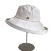 Chapéu de Pescador Liso Simples com Aba Virada para Cima para Mulheres Verão Novo Casual Versátil Proteção Solar Chapéu Balde Tecido para Sol Viagem ao Ar Livre