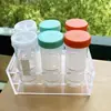 Tubo de Centrifugação Laboratório Tubo Dispensador de Grãos de Café Plástico PP 25/50ml 100ml Frasco Dispensador Autoportante com Suporte
