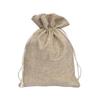 Bolsa de lino con cuerda de algodón de Amazon, bolsita de carbón de bambú, bolsa de regalo, bolsa de almacenamiento con cordón, bolsa de embalaje con faja de lino, bolsillo para faja