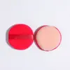 Esponja de Maquiagem Air Cushion Bicolor Transfronteiriça, Esponja de Veludo, Elástico para Fixação da Maquiagem, Pincel de Pó, Mesmo Estilo da Europa e América, Adequado para Uso Seco e Úmido