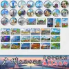 Imán de Refrigerador de Vidrio de Cristal para Souvenir Turístico de Guangdong Torre de Cantón Cintura Pequeña Zhuhai Chimelong Shenzhen Set