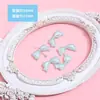 Ins Lindo Color Perla Transparente Lazo Con Cuentas DIY Joyería Hecha a Mano Pendientes Pulsera Collar Accesorios Material