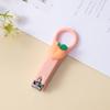 Cortaúñas creativo de dibujos animados para estudiantes, cortaúñas plegable, bonito cortaúñas portátil para manicura, cortaúñas portátil de tamaño pequeño.