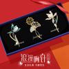 Broche com Toque de Luxo, Luxo Leve, Nicho, Alta Qualidade, Anti-Exposição, Broche de Flor Tulipa para Ternos, Presente de Aniversário para Meninas