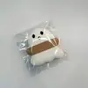 Puff de Polvo Aireado Grueso de Malvavisco Serie Sanadora Muñeco de Nieve Lindo Fuente Personalizada