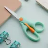 Tesouras de arte infantis de aço inoxidável Lin Taizuo conjunto de ferramentas domésticas para cortar papel tesouras de escritório tesouras de desenho para cortar à mão
