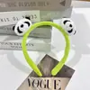 Diadema de felpa antideslizante para mujer, diadema para el pelo, accesorios para el pelo, máscara facial de dibujos animados linda nueva