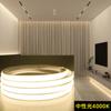 Tira de Luces LED 220V con Enchufe Interruptor Impermeable Súper Brillante Autoadhesiva Lineal Sala de Estar Cob Exterior Tira de Luz Suave Versión con Enchufe