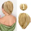Herramienta de peinado de moño de pelo corto rizado despeinado tipo clip transfronterizo para mujeres europeas y americanas, goma para el pelo, peluca de coleta en stock