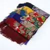 Chal Estilo Étnico Cheongsam con Bufanda Bufanda Cuadrada Grande Estampada Rusa Turbante Suministro Transfronterizo Fabricante Mayorista