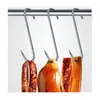 Acero Inoxidable Salchicha Gruesa Tocino Sólido Gancho Especial Gancho Punta Afilada Carne Pato Asado Salchicha de Cerdo Mayoreo