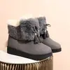 Botas de Nieve Nuevos Estudiantes Invierno 2026 Botines Cortos Gruesos Versátiles Forrados de Polar Botines Cortos Cálidos Botas Altas de Algodón para Mujer
