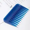 Peines de Plástico de Dientes Anchos Antiestáticos Cepillo Masajeador para el Cabello Accesorios de Peluquería Coloridos para Salón Estilismo Viajes