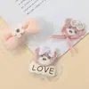 Nuevo Estilo Encaje Bordado Fresco Ribete de Malla Gato/Corazón/Oso Ropa Infantil Accesorios para el Cabello Calcetines Sombrero Accesorios