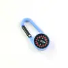 Herramientas Exteriores Transfronterizas Mosquetón Multifuncional Brújula ABS Portátil Brújula de Liberación Rápida Clip para Mochila Brújula