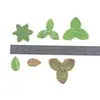 100 Peças de Folhas de Malha de Arame de Planta Verde Artificial, Folhas de Planta Artificial, Plantas Verdes Falsas, Acessórios de Paisagismo, Decorações de Verdejamento