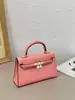Elegante bolso Kelly con hebilla plateada y diseño de mano 2026 nueva moda para mujer, bolso de mano de segunda generación con hebilla dorada, bolso de hombro y cruzado