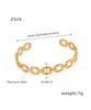 Pulsera japonesa y coreana de estilo retro liso en forma de O para mujer, moderna, de lujo ligero, elegante, brillante, de acero de titanio chapado en oro, serie de joyas