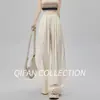 Pantalones Yamamoto Mujer Verano Delgados 2025 Nuevo Primavera Otoño Perezoso Algodón Lino Ajustados Pequeños Seda de Hielo Pantalones de Pierna Ancha