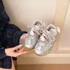Tenis de Encaje KT Cat para Niña de Dibujos Animados 2026 Verano Nuevos Versión Coreana Malla Transpirable Suela Suave Zapatos Casuales de Princesa