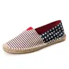 Casal sapatos de lona sapatos de palha sapatos masculinos e femininos sapatos baixos tendência lazer preguiçoso pescador sapatos de linho fabricantes atacado
