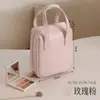 Nova Bolsa de Maquiagem Portátil Pu Transfronteiriça com Aparência Aprimorada, Bolsa Portátil para Armazenamento de Cosméticos, Bolsa de Higiene Pessoal Grande para Viagem