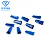 Atacado de Fabricantes Espinélio Azul Trapézio 113 # Safira Sintética Pedra Bruta Cúbica Diamante Cúbico