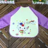 Comercio exterior abrigo infantil anti-vestir completamente impermeable bebé bebé EVA desechable ropa de arroz delantal babero ropa para pintar