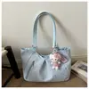 Bolso de Lunares de Gran Capacidad Estilo Relajado para Mujer 2026 Nuevo Bolso de Hombro Casual para el Trabajo Bolso Tote para Estudiante Universitario
